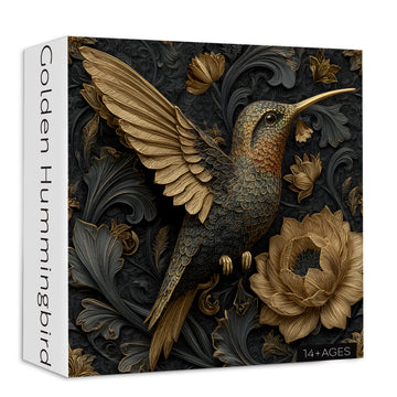 Golden Hummingbird Jigsaw Puzzle 1000 Pieces